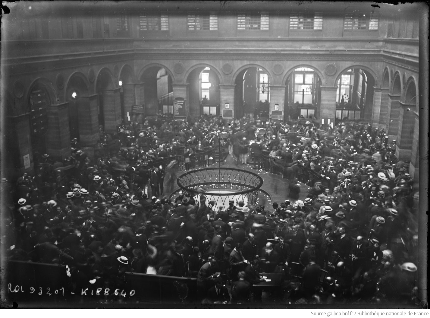 La Bourse, la corbeille